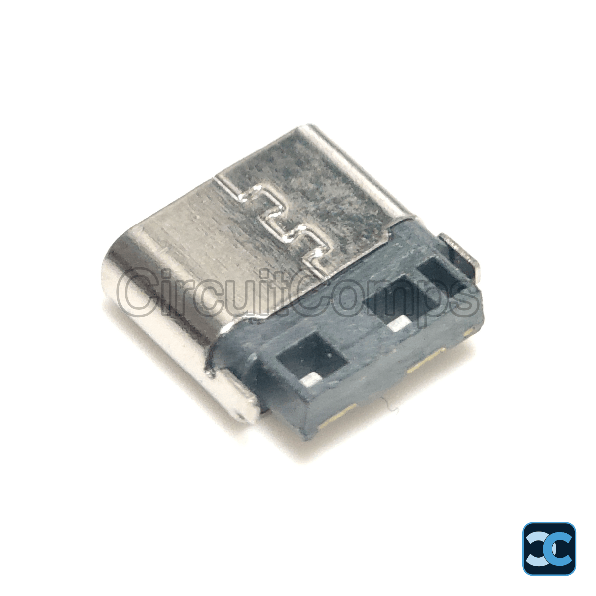 2-Pin USB Type-C SMD Connector 5V 3A Reversible