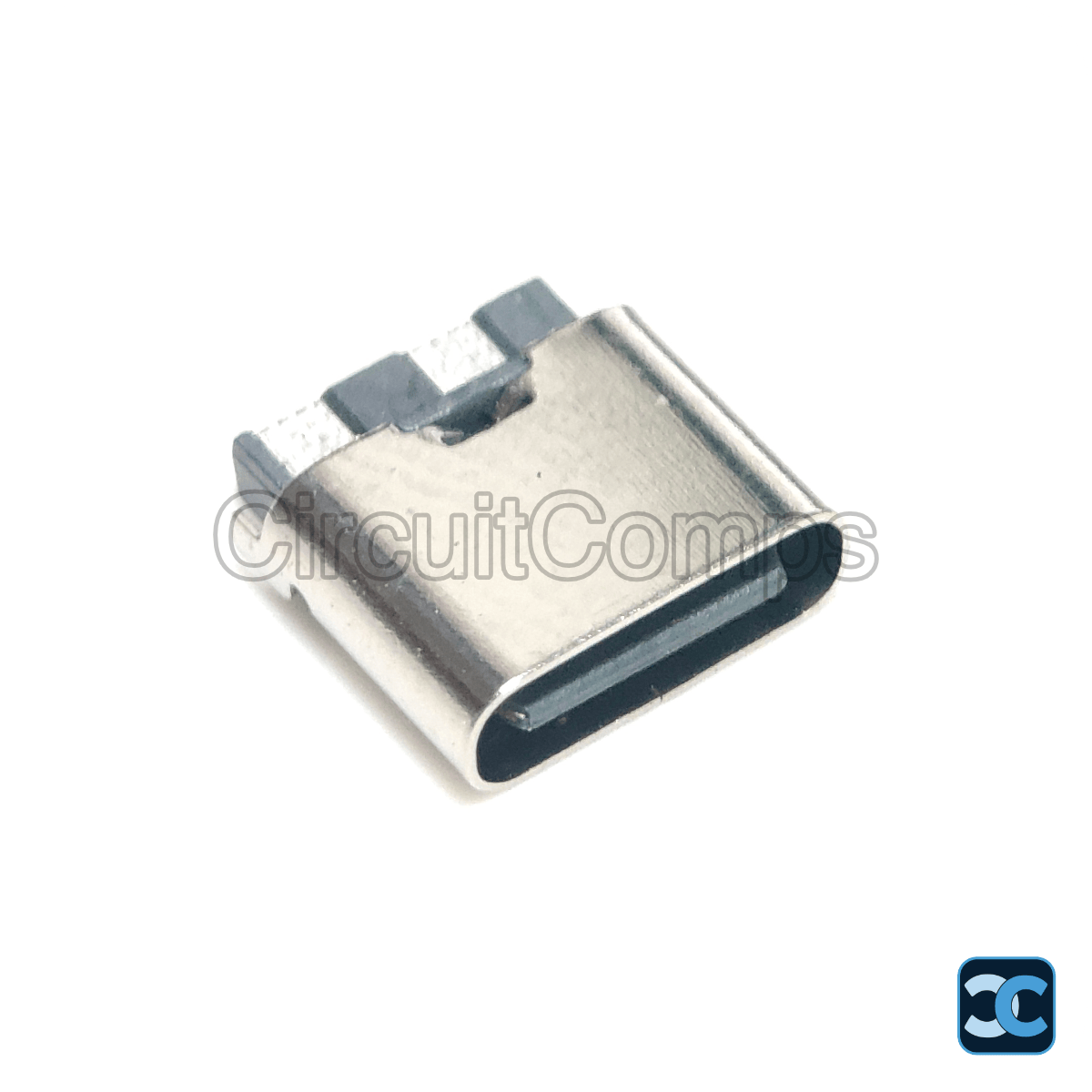 2-Pin USB Type-C SMD Connector 5V 3A Reversible