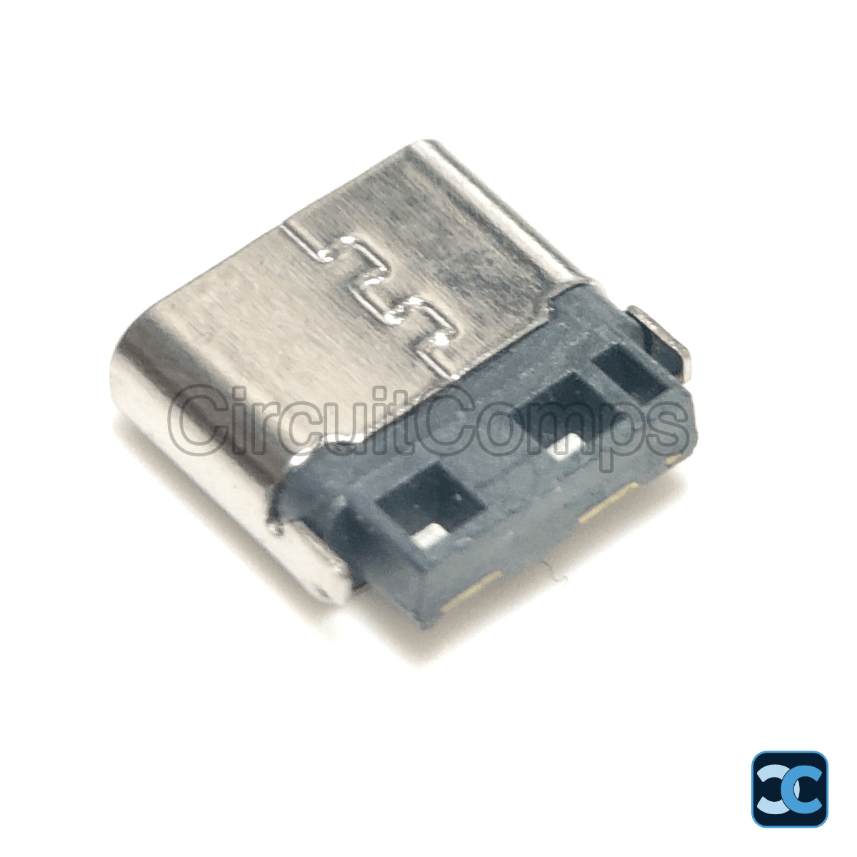2-Pin USB Type-C SMD Connector 5V 3A Reversible