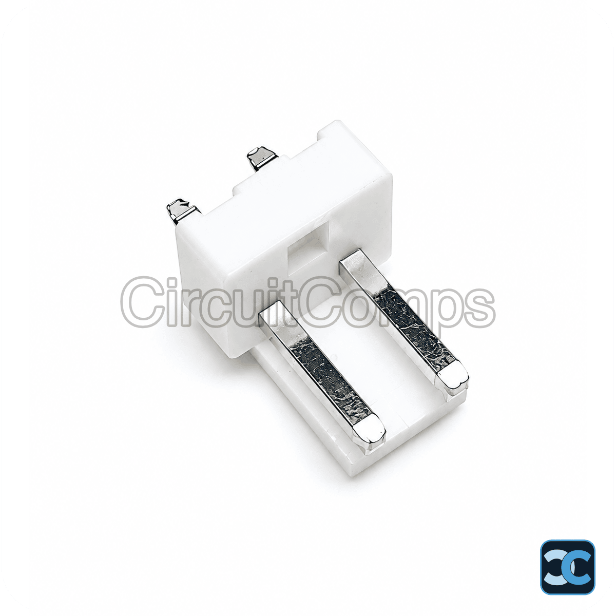 2-Pin JST VH 3.96mm Male Header Through Hole Connector