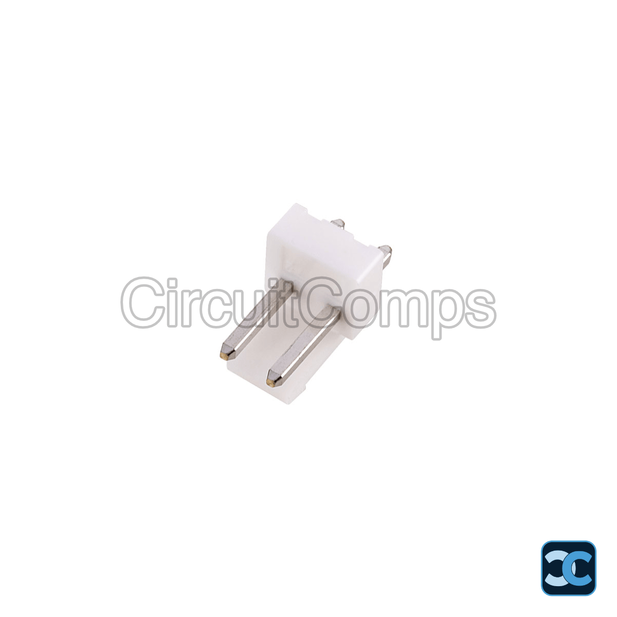2-Pin JST VH 3.96mm Male Header Through Hole Connector