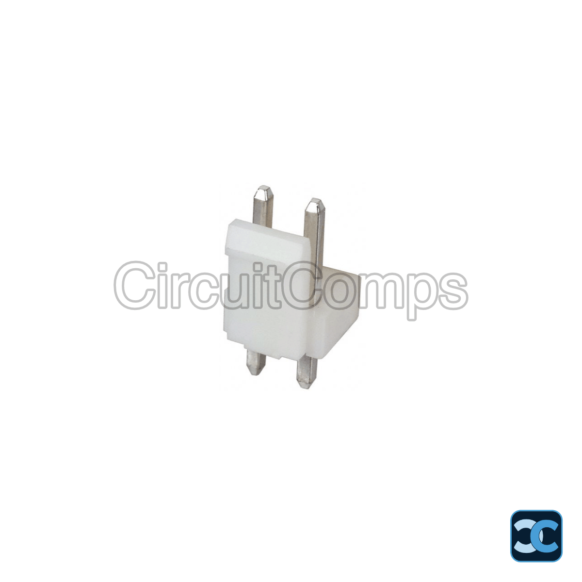 2-Pin JST VH 3.96mm Male Header Through Hole Connector