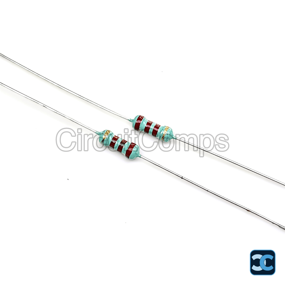 2.2K Ohm 1/4W Carbon Film Resistor 5% Tolerance Through Hole