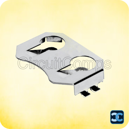 CR2032 20mm Battery Holder | 4-Pin SMD Coin Cell Holder