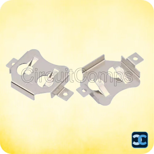 CR2032 20mm Battery Holder | 2-Pin SMD Coin Cell Holder