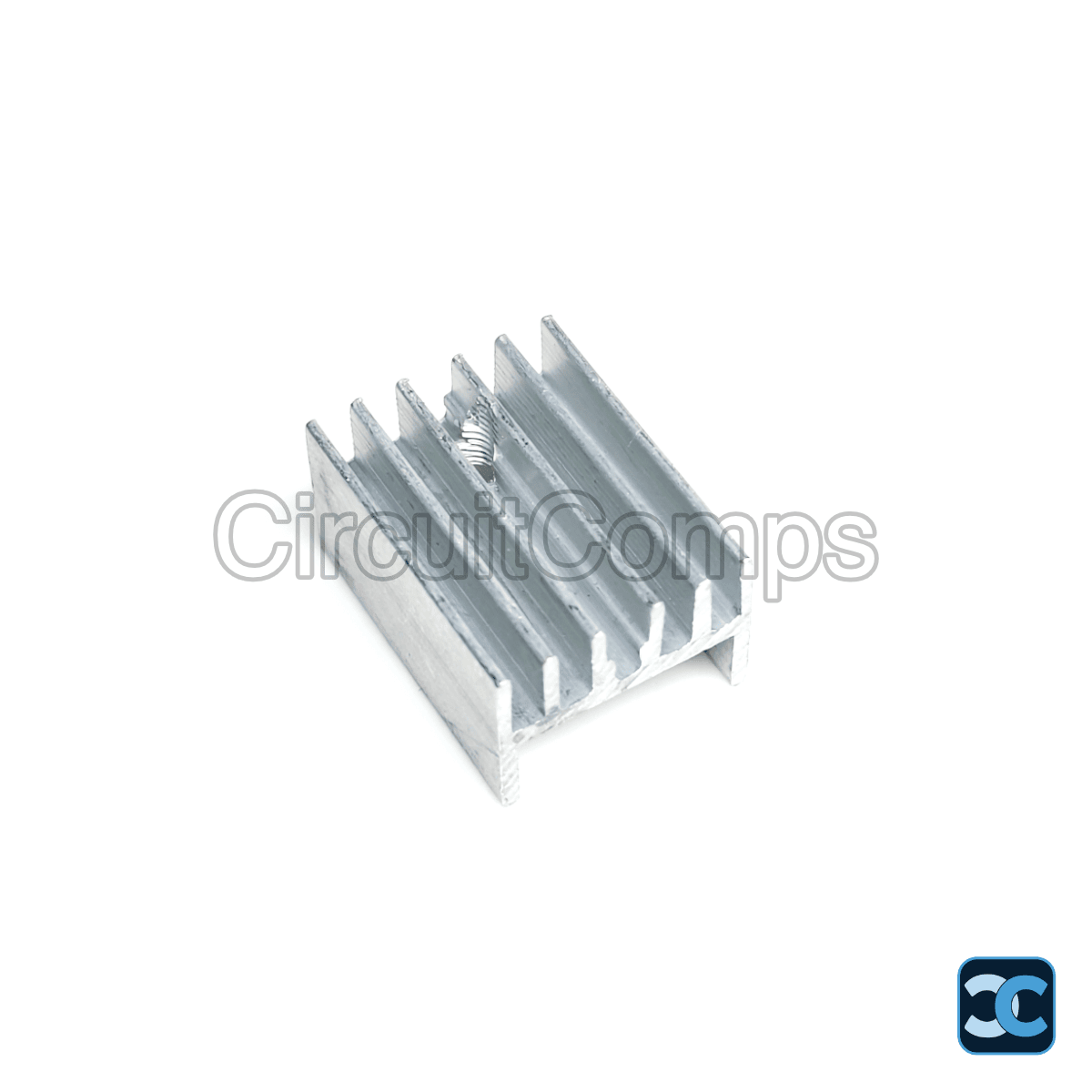 20x15x10mm Aluminum Heatsink for TO-220 Package - 6-Blade Silver