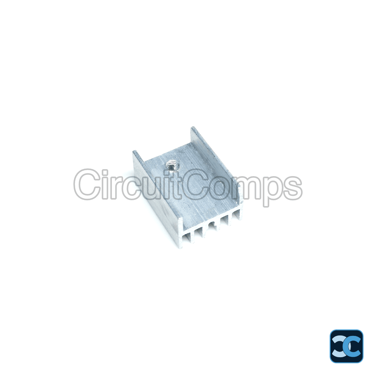 20x15x10mm Aluminum Heatsink for TO-220 Package - 6-Blade Silver