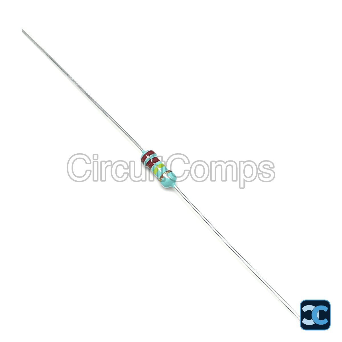 220K Ohm 1/4W Carbon Film Resistor 5% Tolerance Through Hole