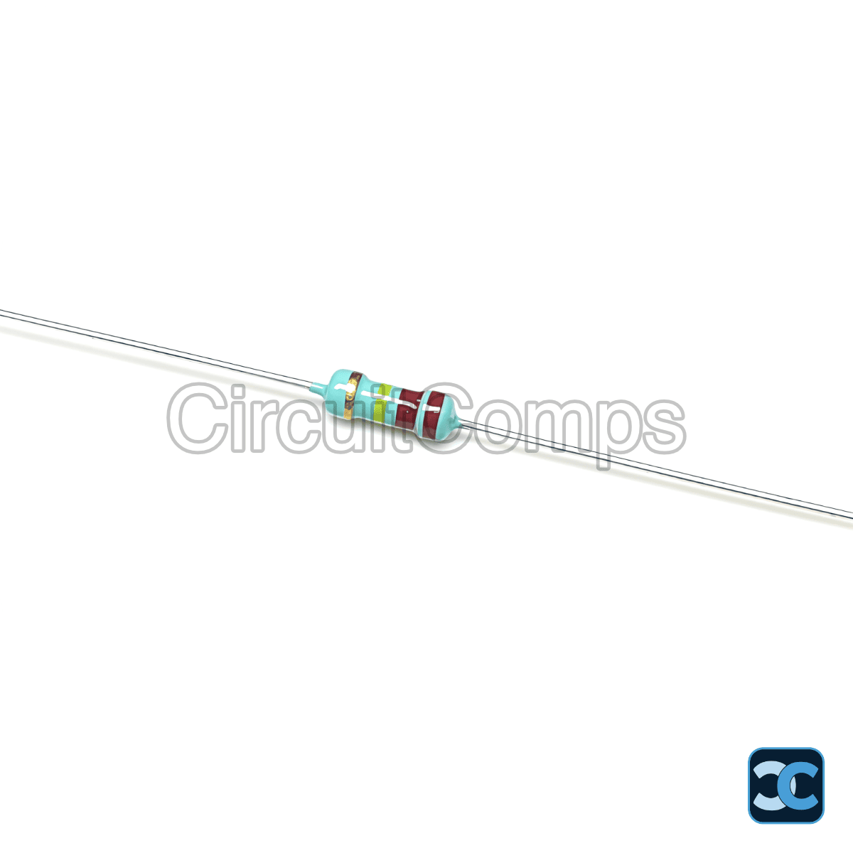 220K Ohm 1/4W Carbon Film Resistor 5% Tolerance Through Hole