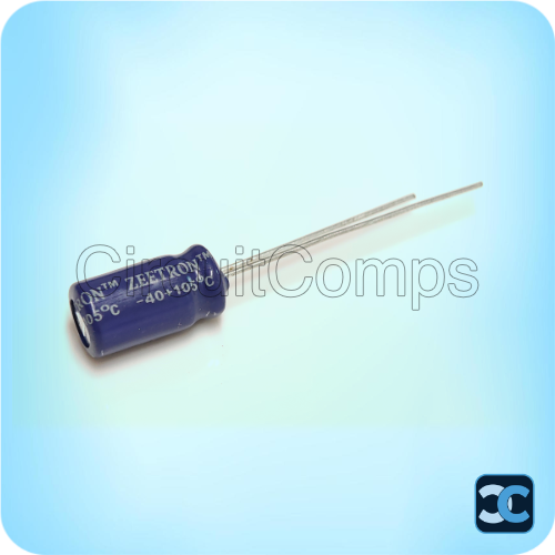 220uF 25V Radial Electrolytic Capacitor – Through-Hole Type