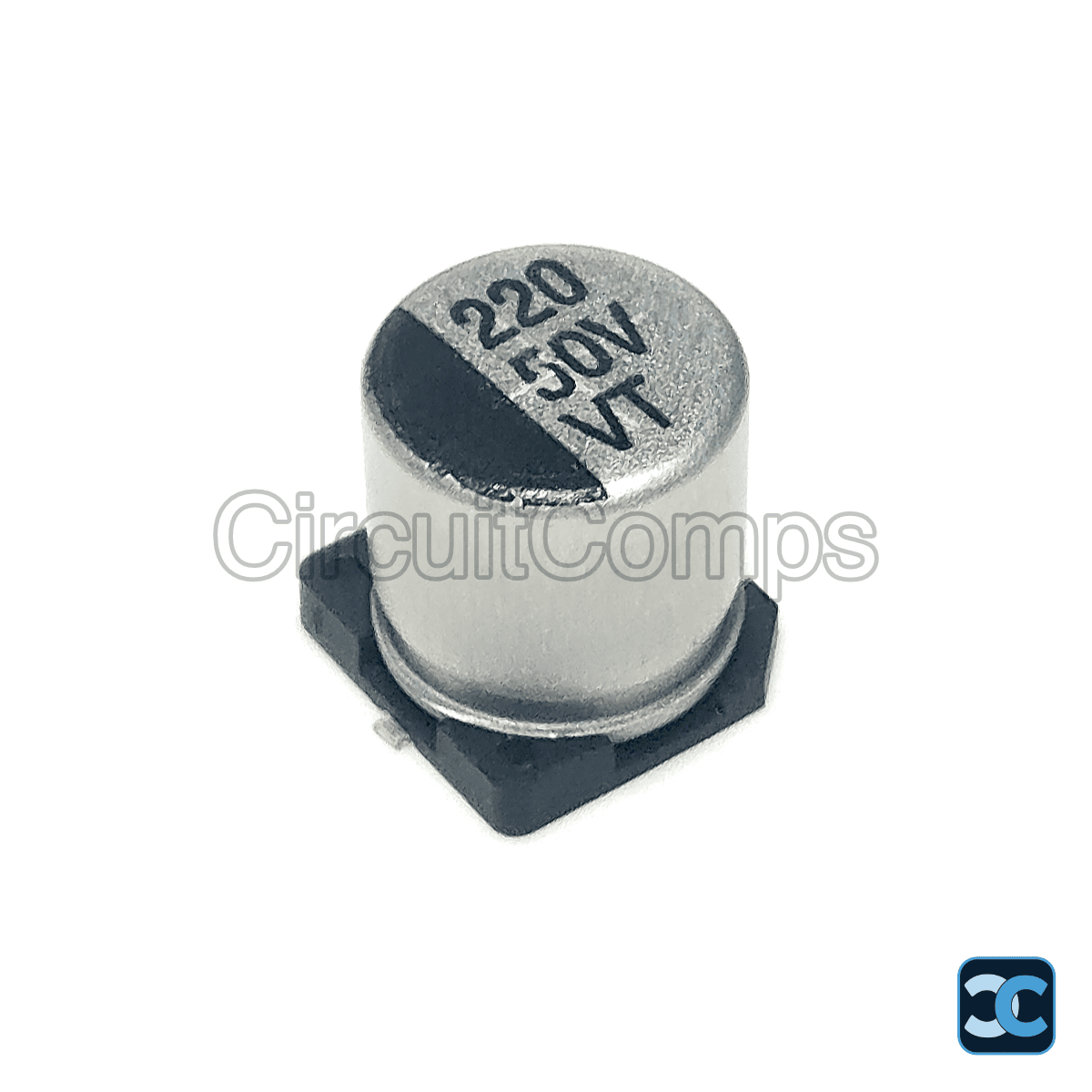 220uF 50V 10x10.5mm SMD Electrolytic Capacitor
