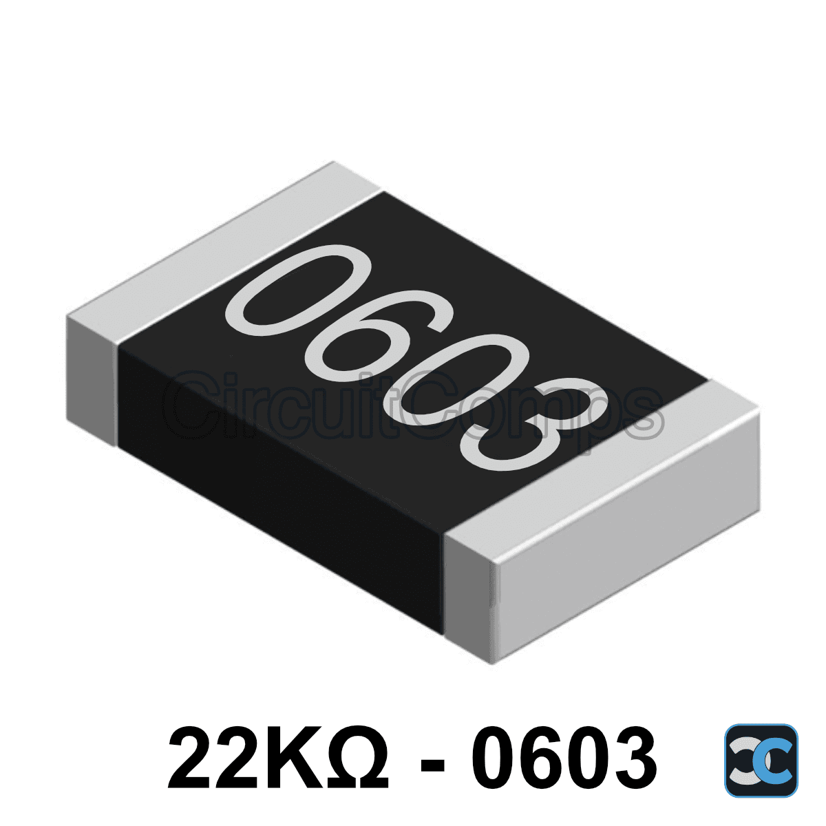 22K ohm 0603 1% SMD Resistor 22K 0.125W (1/8W)