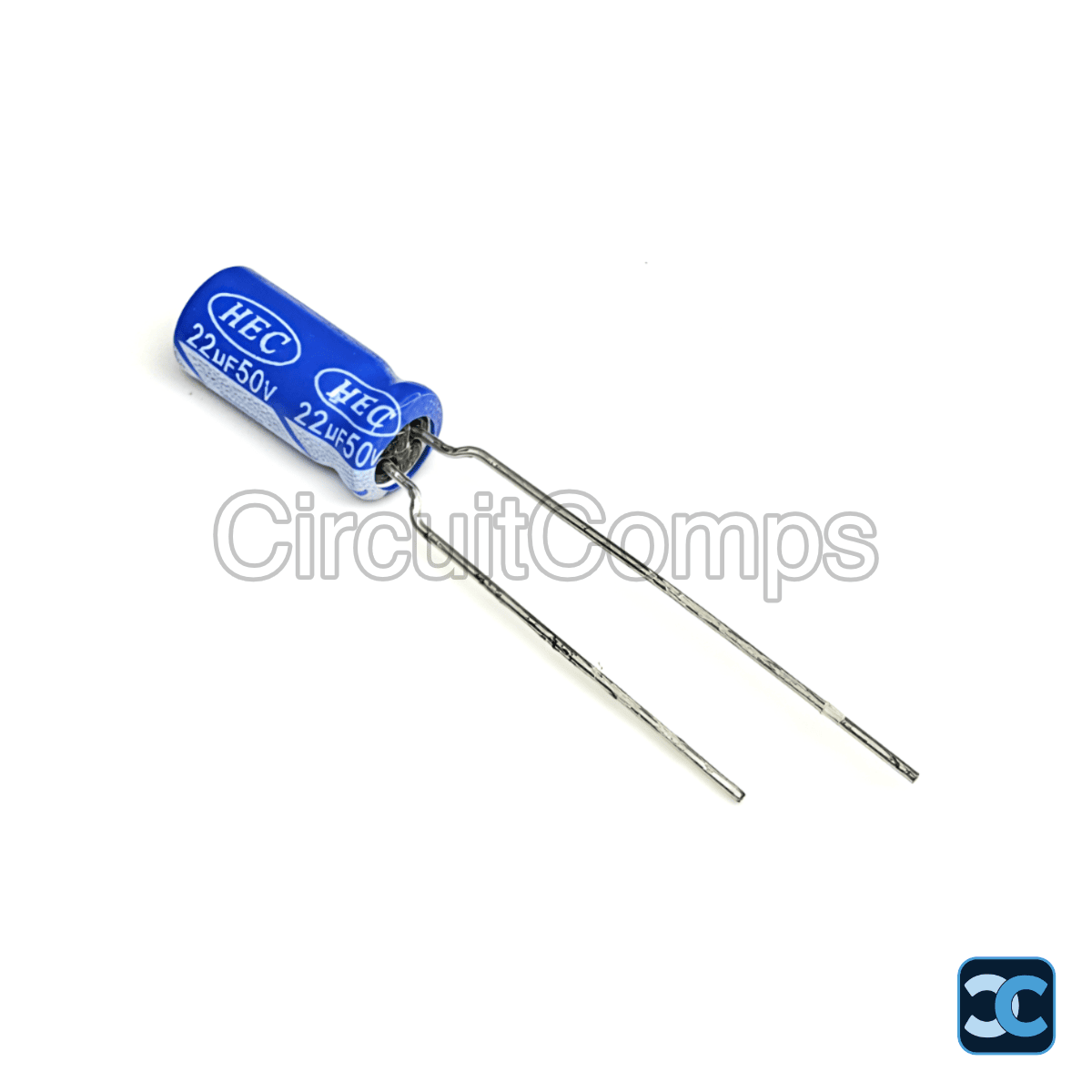 22µF 50V Radial Electrolytic Capacitor Through Hole 5x11mm SEC