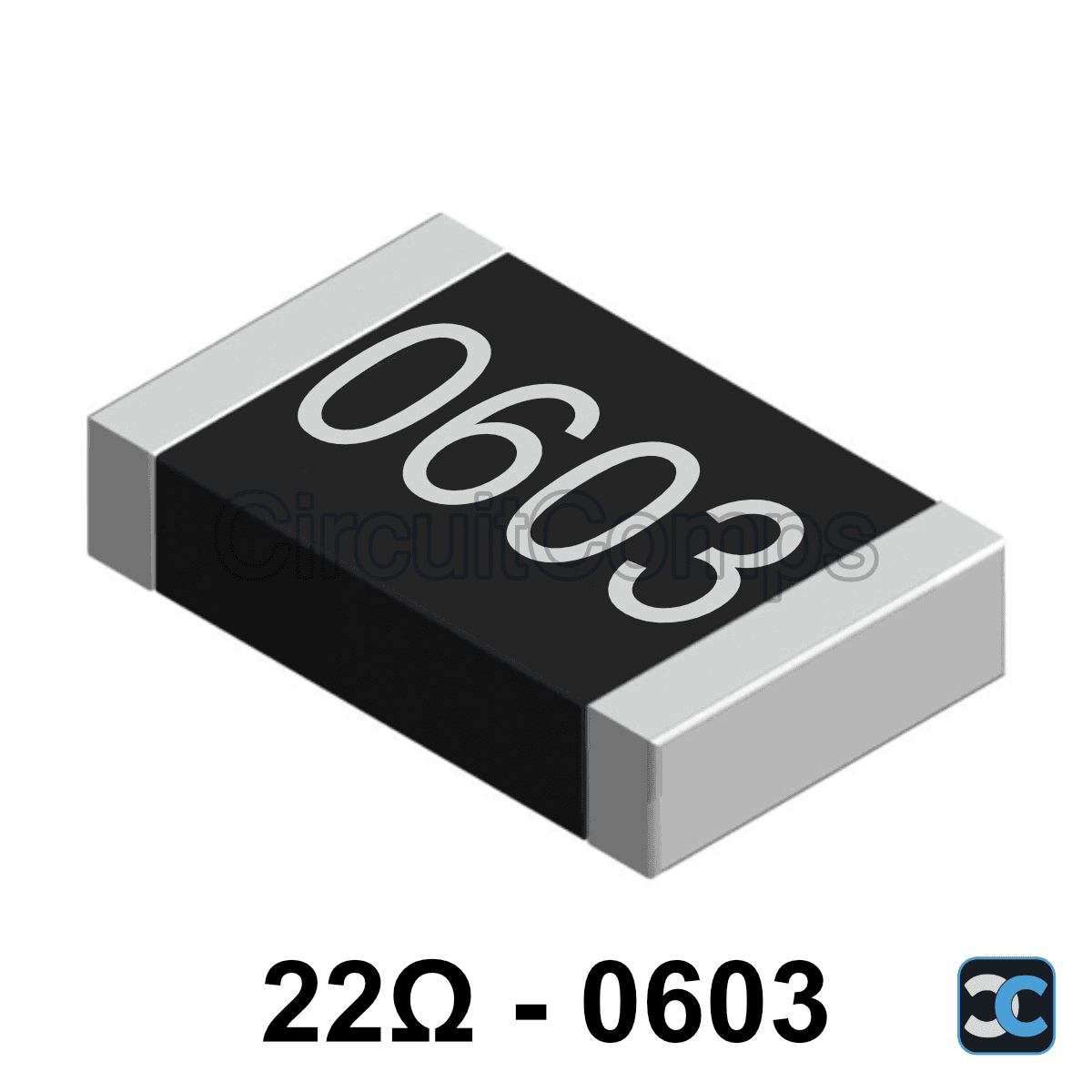 22 ohm 0603 1% SMD Resistor 22R 0.125W (1/8W)