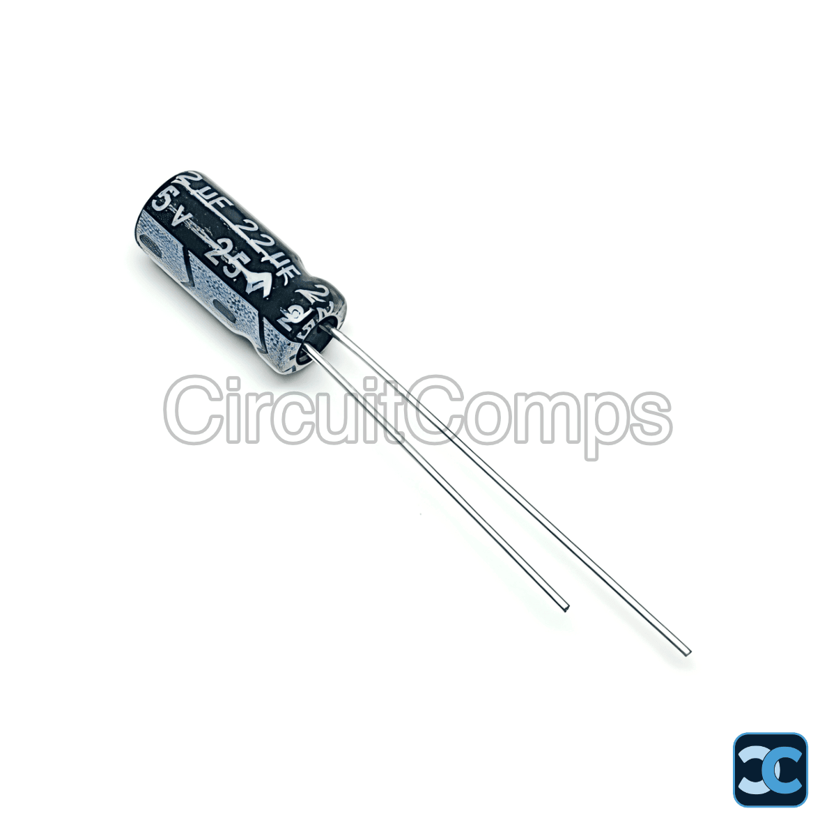 22uF 25V Electrolytic Capacitor 5x11mm 105°C Hyncdz