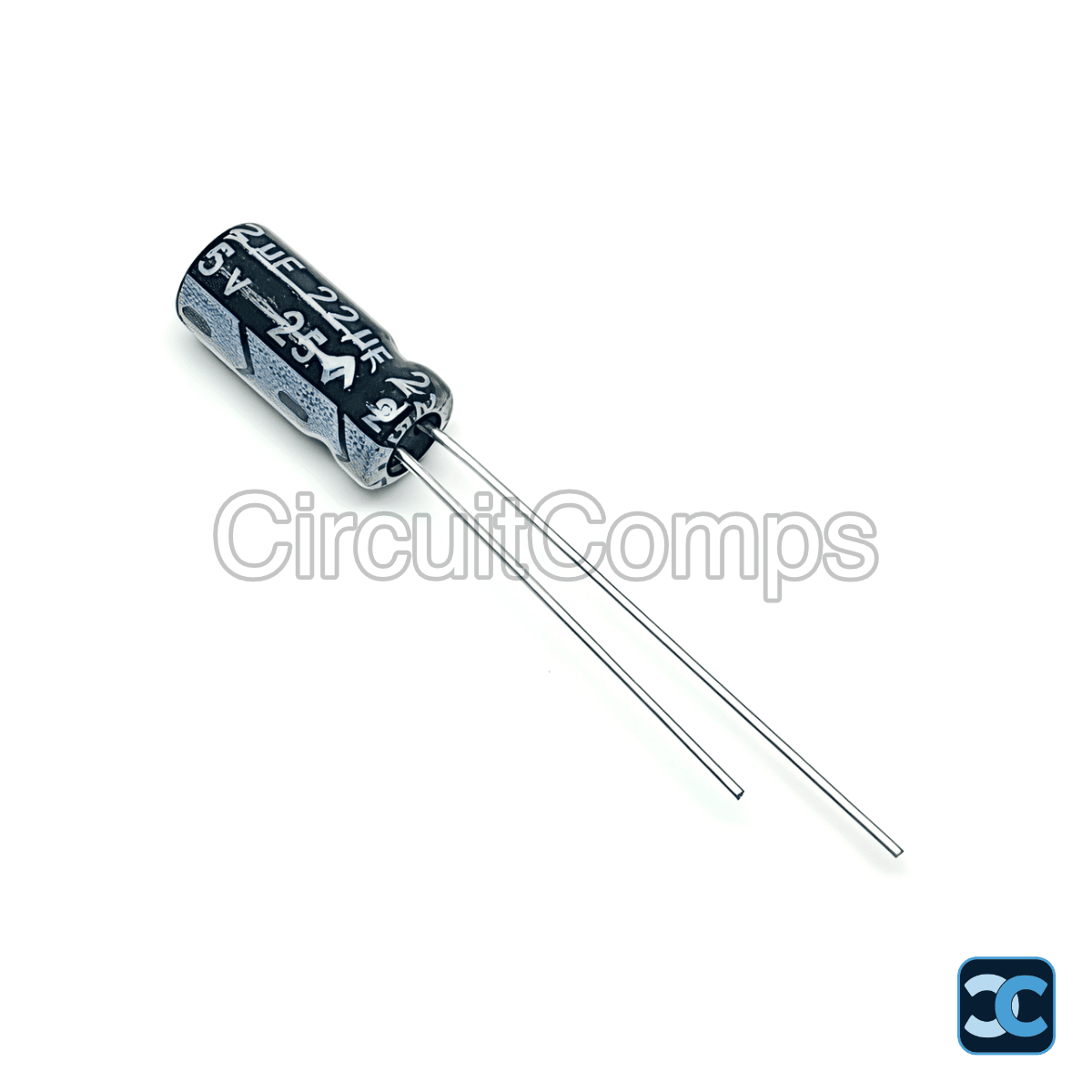 22uF 25V Electrolytic Capacitor 5x11mm 105°C Hyncdz