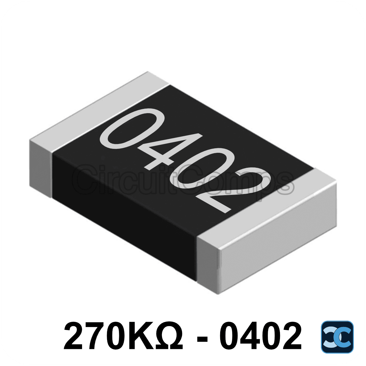 270K ohm 0402 1% SMD Resistor 270K 0.063W (1/16W)