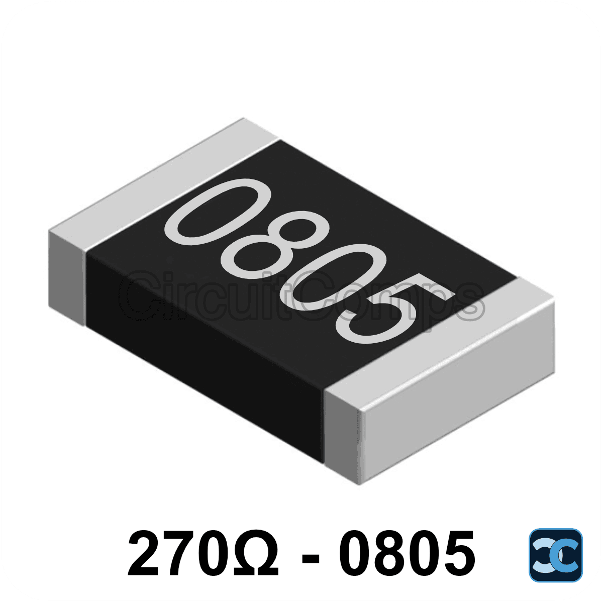 270 ohm 0805 1% SMD Resistor 270R 0.125W (1/8W)