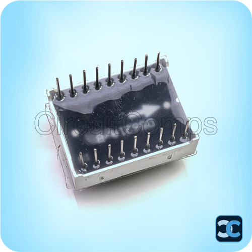 LDD5121-20 0.56 Inch 2 Digit 7 Segment Display Red Common Anode