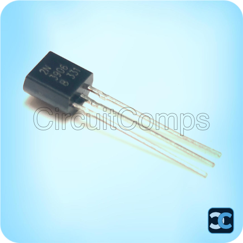 2N3906 PNP Transistor 40V 200mA TO-92 CDIL