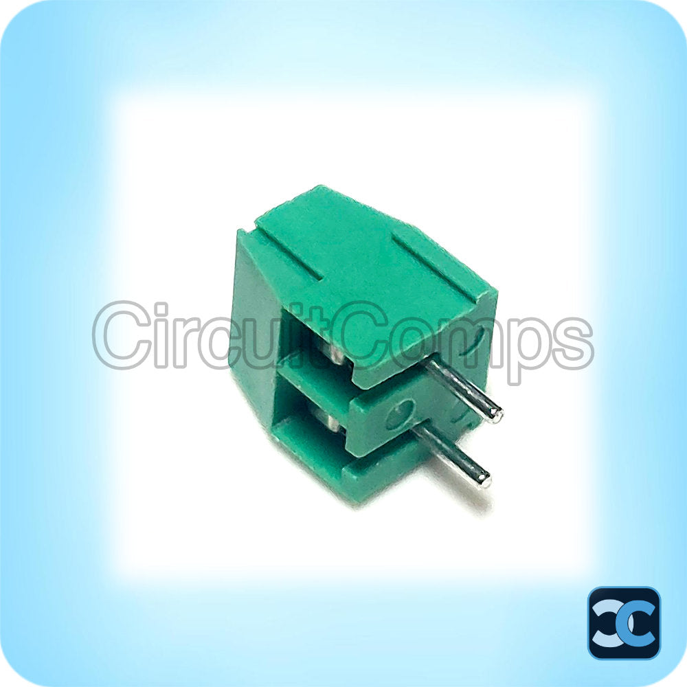 KF350-3.5-2P 2 Pin Terminal Block 3.5mm Pitch PCB Mount