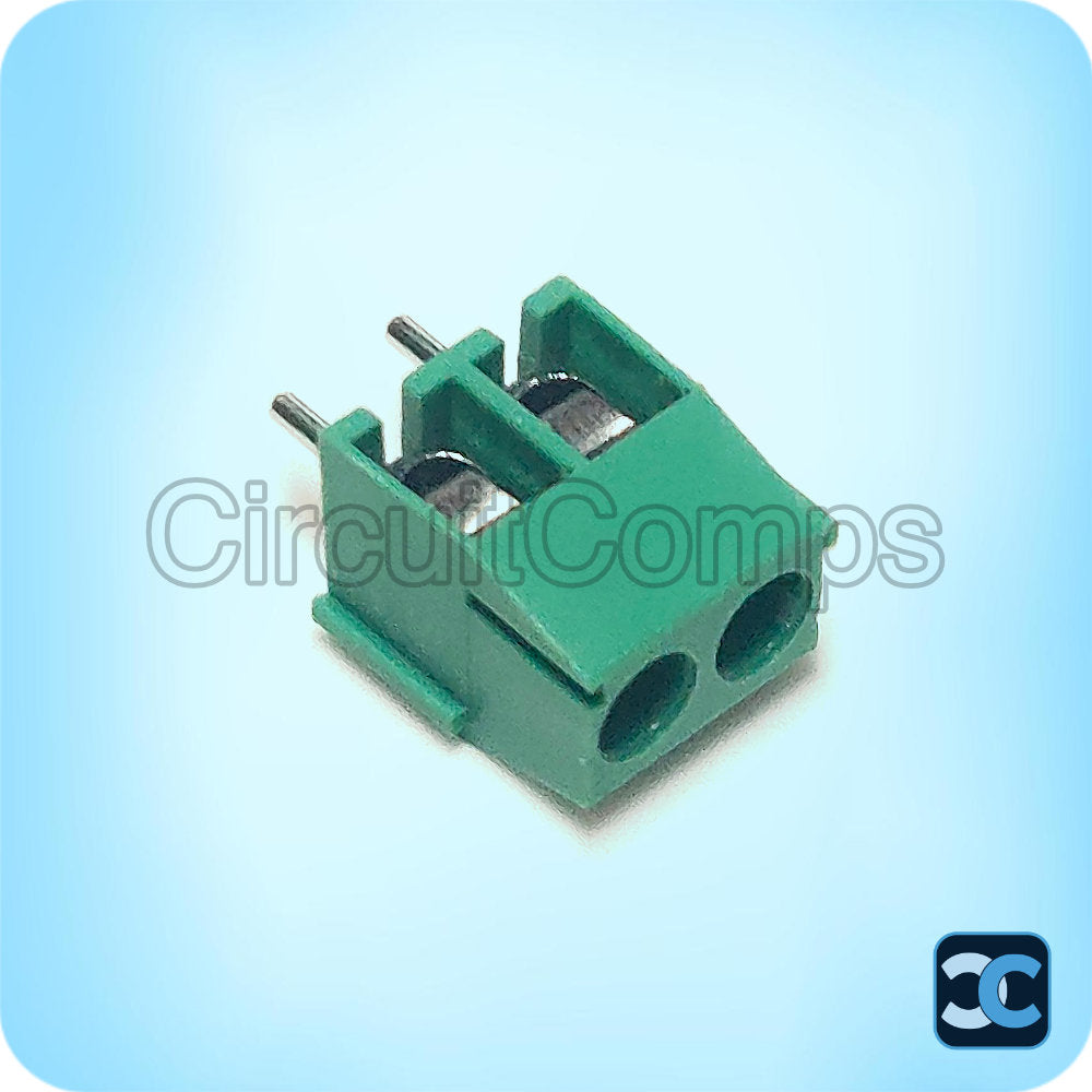 KF350-3.5-2P 2 Pin Terminal Block 3.5mm Pitch PCB Mount