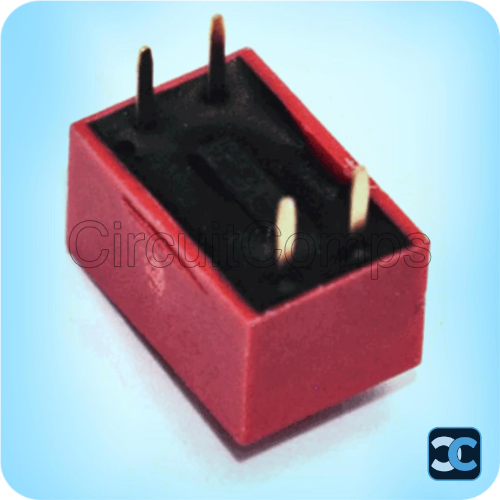 2 Way 2.54mm DIP Switch Straight Position