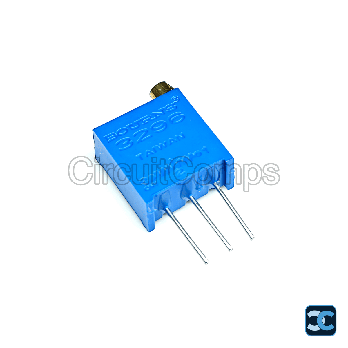 3296W-1-103LF 10K Ohm 25-Turn Trimmer Potentiometer 500mW SIP-3 - Bourns