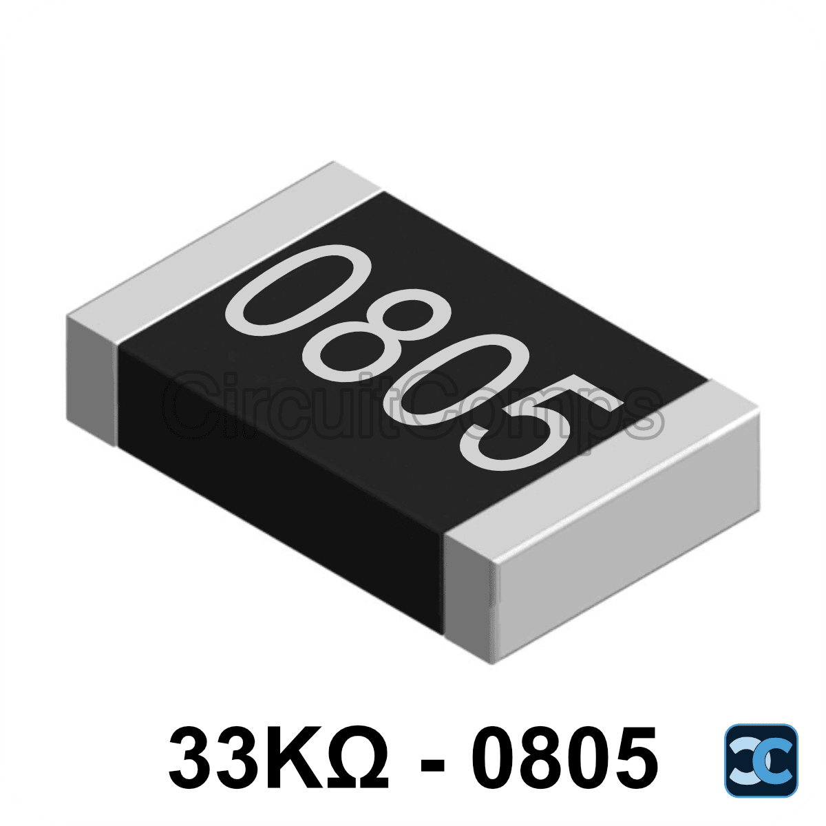 33K ohm 0805 1% SMD Resistor 33K 0.125W (1/8W)