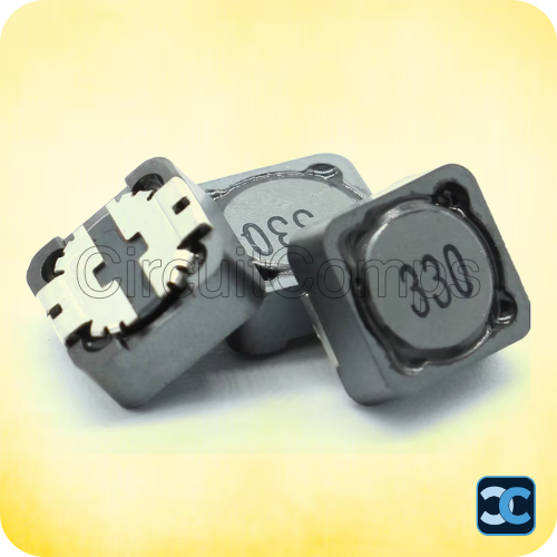 33uH (330) 12mm SMD Power Inductor – Shielded Ferrite Coil