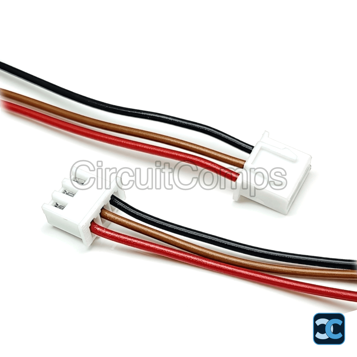 3 Pin JST XH Female Cable Single Side 11 inch - 2.54mm Pitch