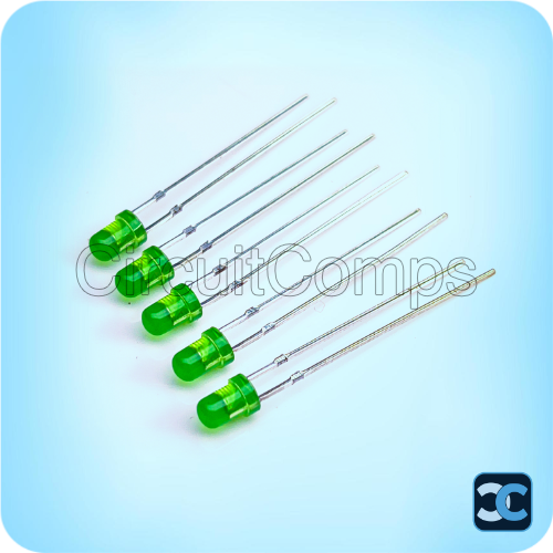 3mm Green LED