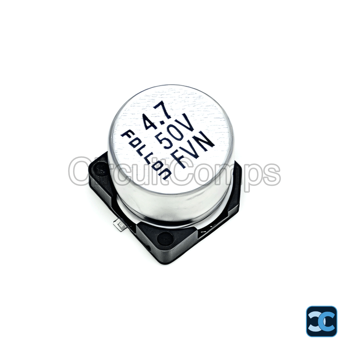 4.7µF 50V SMD Aluminum Electrolytic Capacitor 6.3x5.4mm Follon