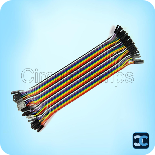 Female to Female Jumper Wires 20cm 40pcs Dupont Cable Set