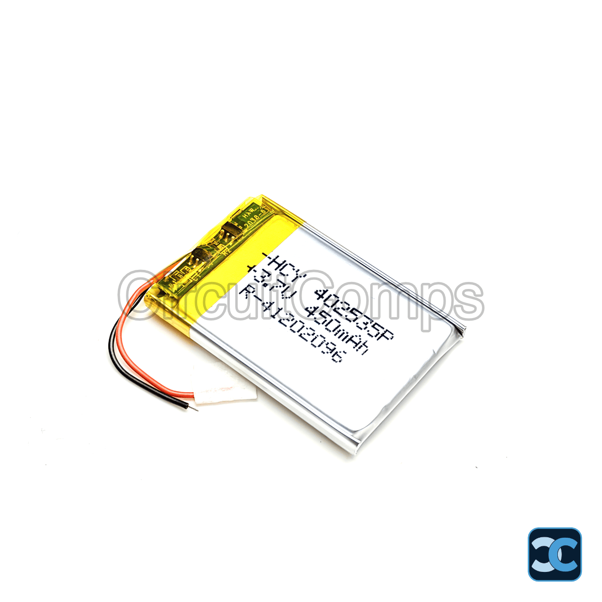 450mAh 3.7V LiPo Rechargeable Battery Lithium Polymer 4.2V Max