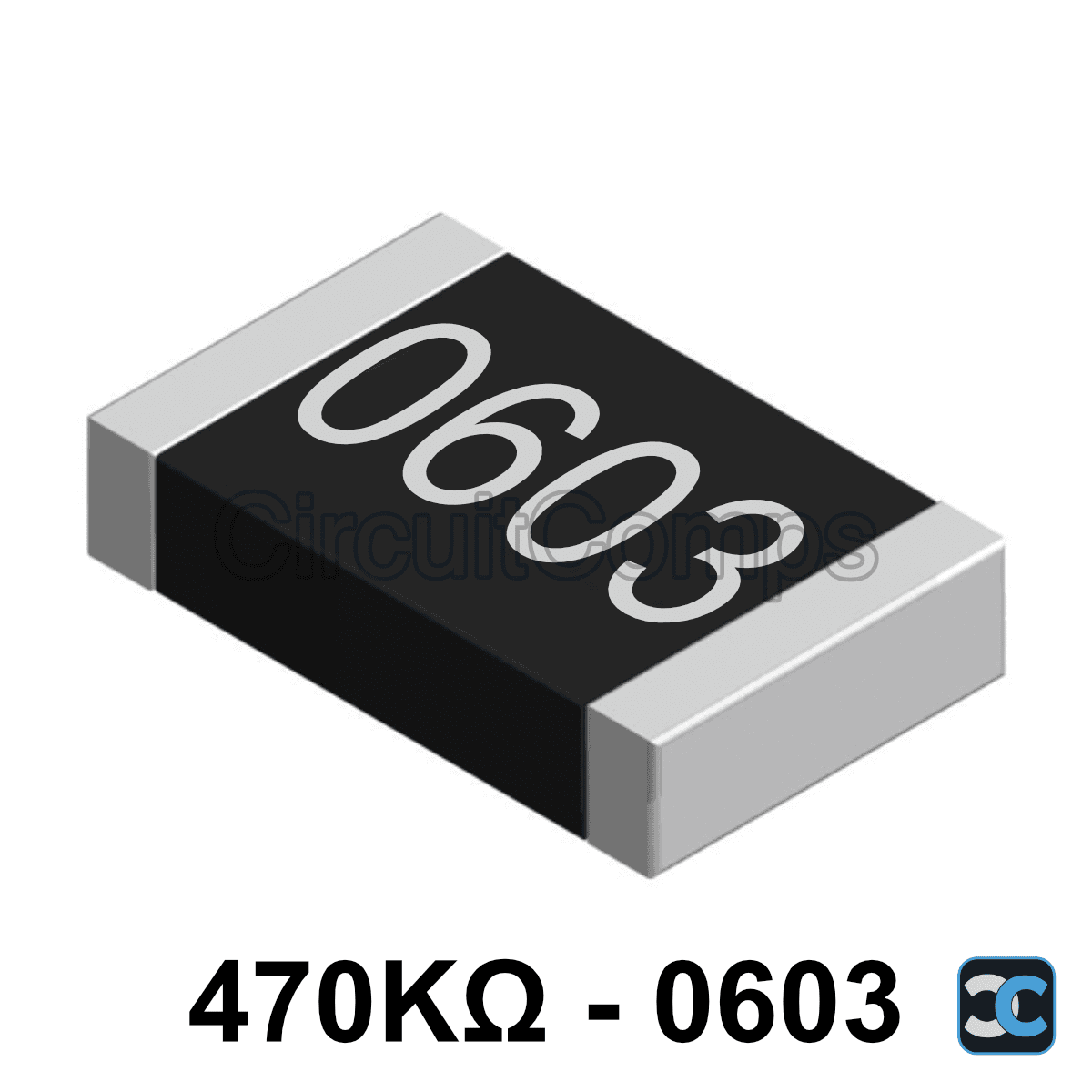 470K ohm 0603 1% SMD Resistor 470K 0.125W (1/8W)
