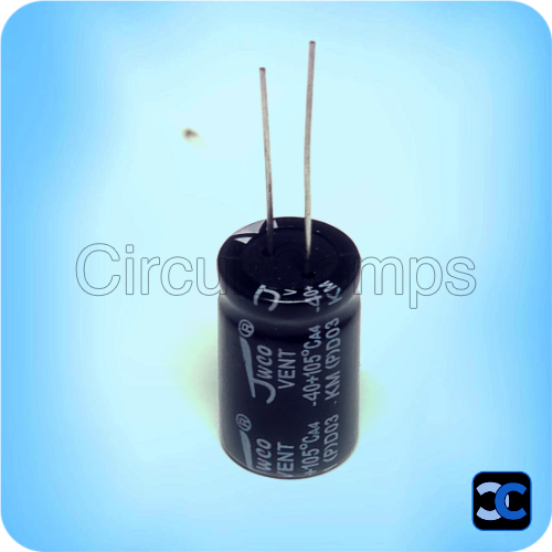 470uF 63V 105°C 13x21mm JWCO Electrolytic Capacitor