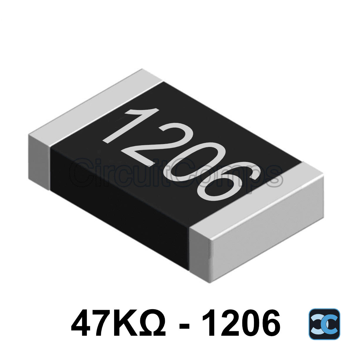 47K ohm 1206 1% SMD Resistor 47K 0.125W (1/8W)