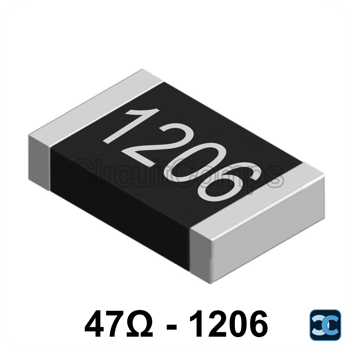 47 ohm 1206 1% SMD Resistor 47R 0.125W (1/8W)