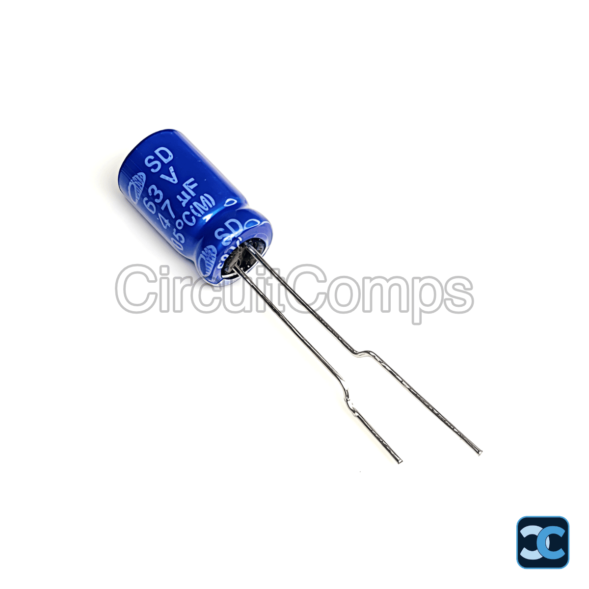 47uF 63V 6.3mm Electrolytic Capacitor - Samwha
