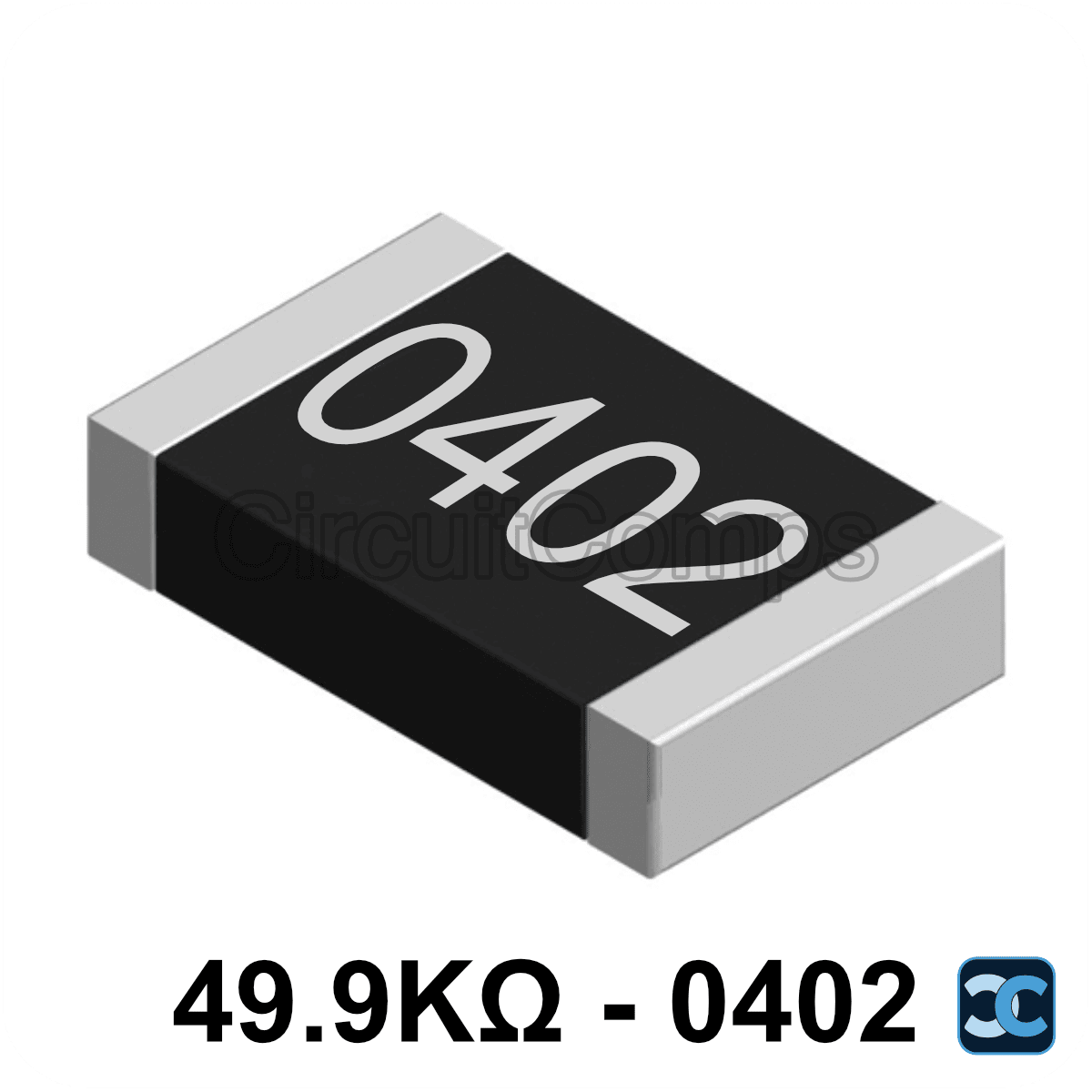 49.9K ohm 0402 1% SMD Resistor 49K9 0.063W (1/16W)