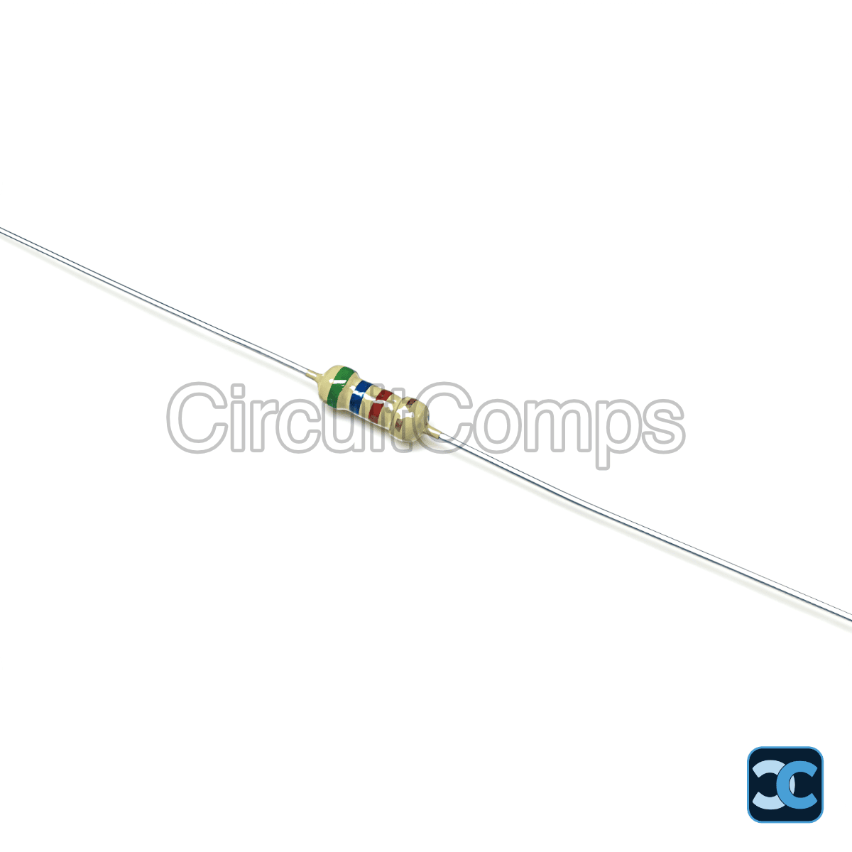 5.6K Ohm 1/4W Carbon Film Resistor 5% Tolerance Through Hole