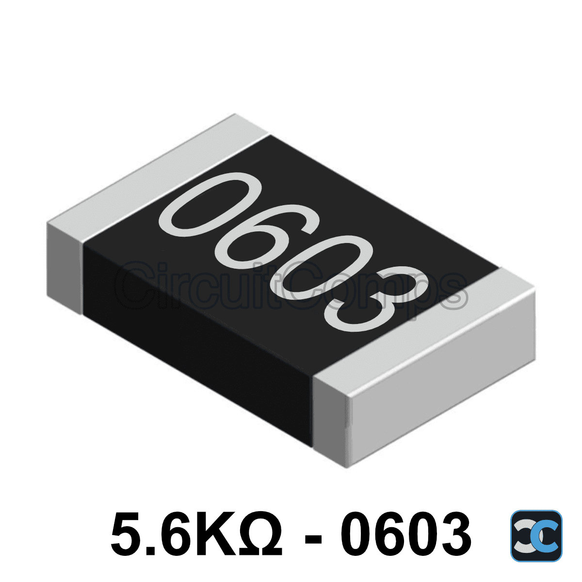 5.6K ohm 0603 1% SMD Resistor 5K6 0.125W (1/8W)