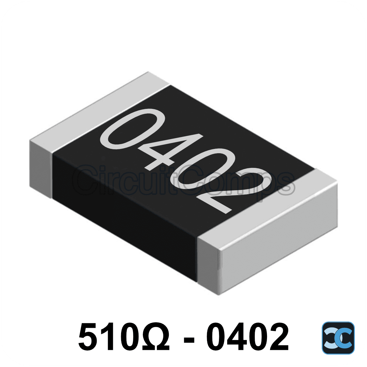 510 ohm 0402 1% SMD Resistor 510R 0.063W (1/16W)