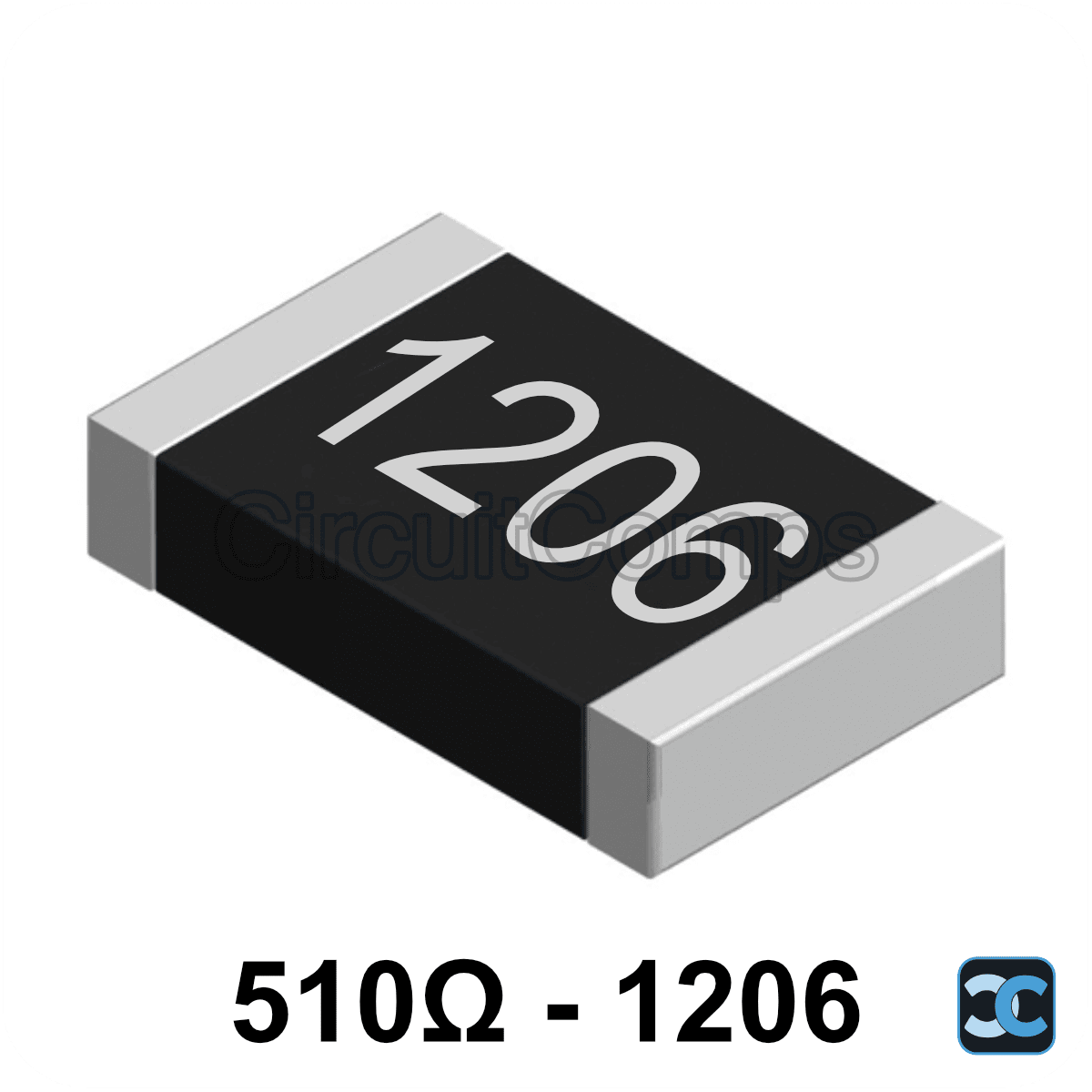 510 ohm 1206 5% SMD Resistor 510R 0.125W (1/8W)