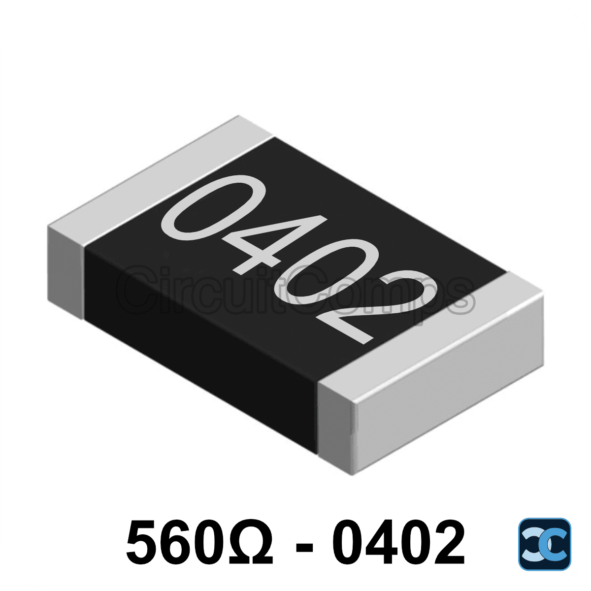 560 ohm 0402 1% SMD Resistor 560R 0.063W (1/16W)