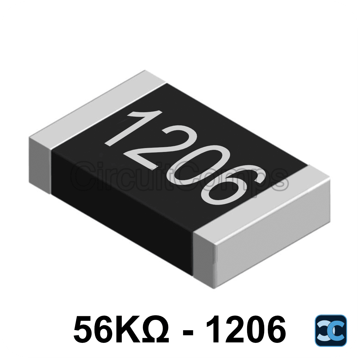 56K ohm 1206 5% SMD Resistor 56K 0.125W (1/8W)