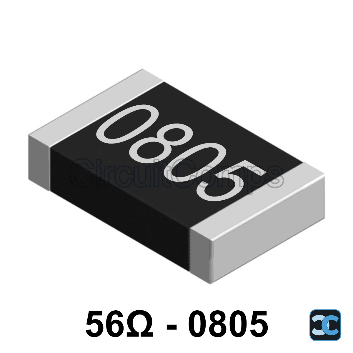 56 ohm 0805 1% SMD Resistor 56R 0.125W (1/8W)