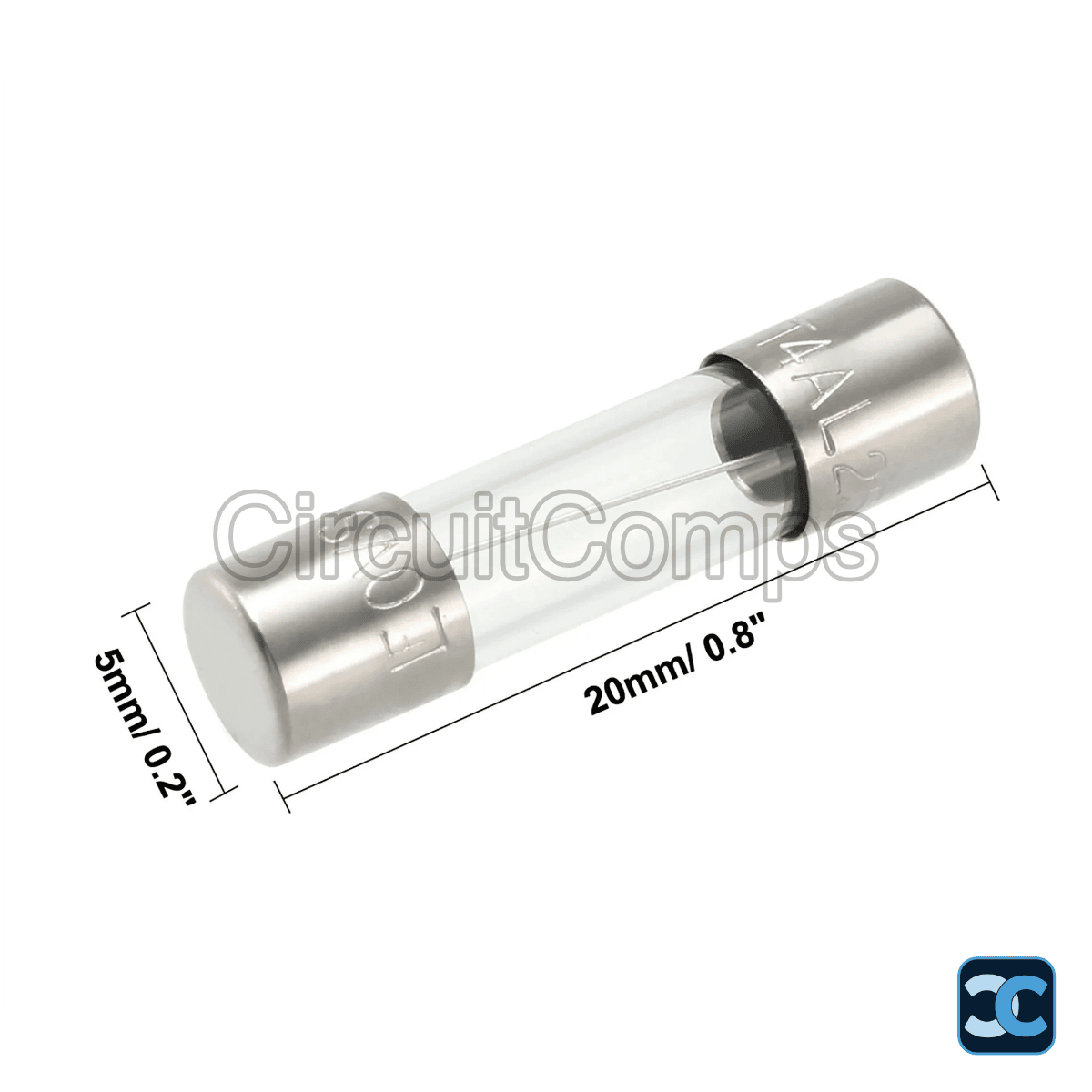 5A 250V Glass Fuse 6x30mm Fast-Acting