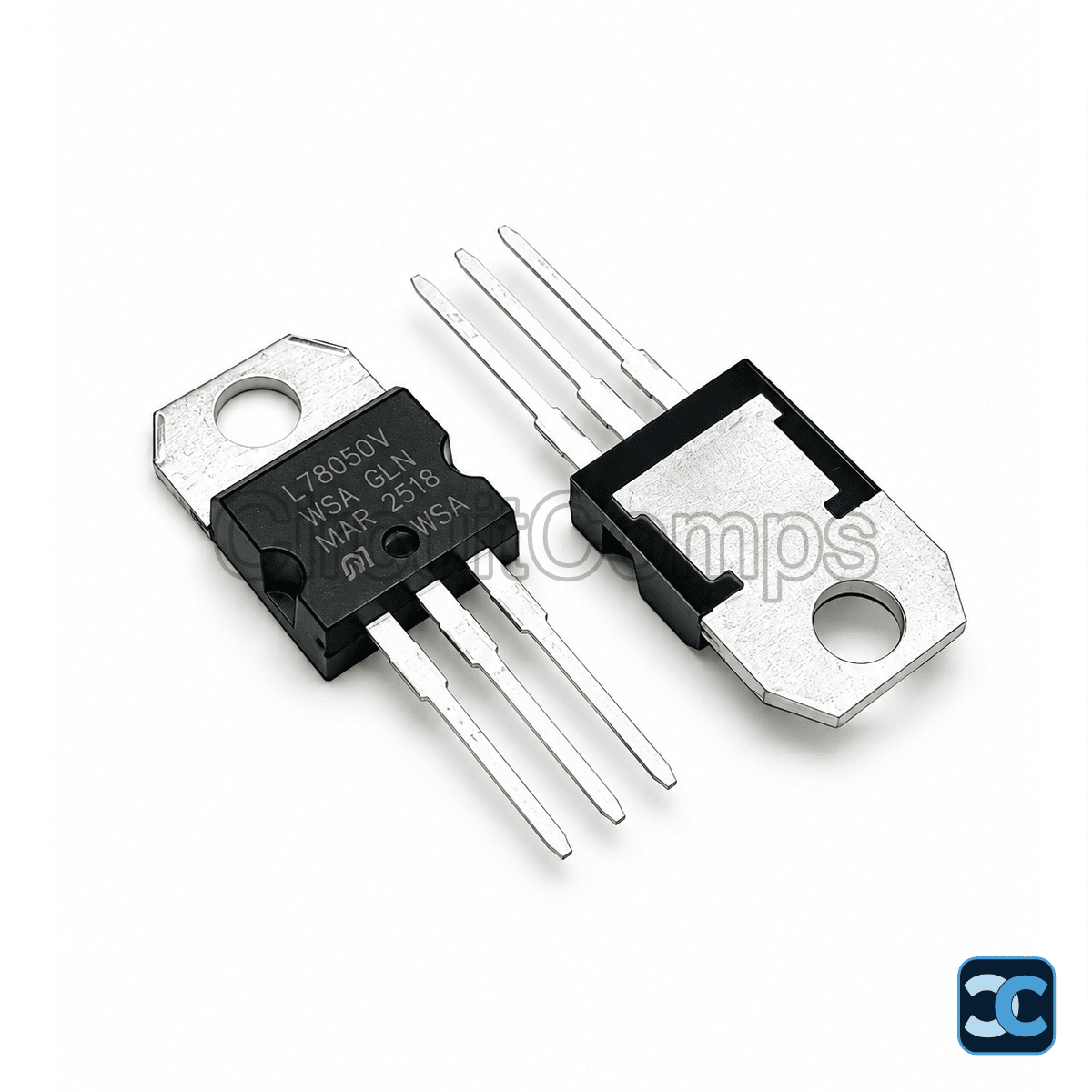 5V 1A Fixed Linear Voltage Regulator TO-220 Through Hole 7805